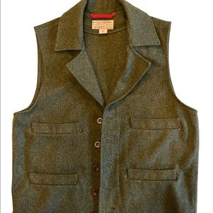 Filson Western Wool Vest Green Medium